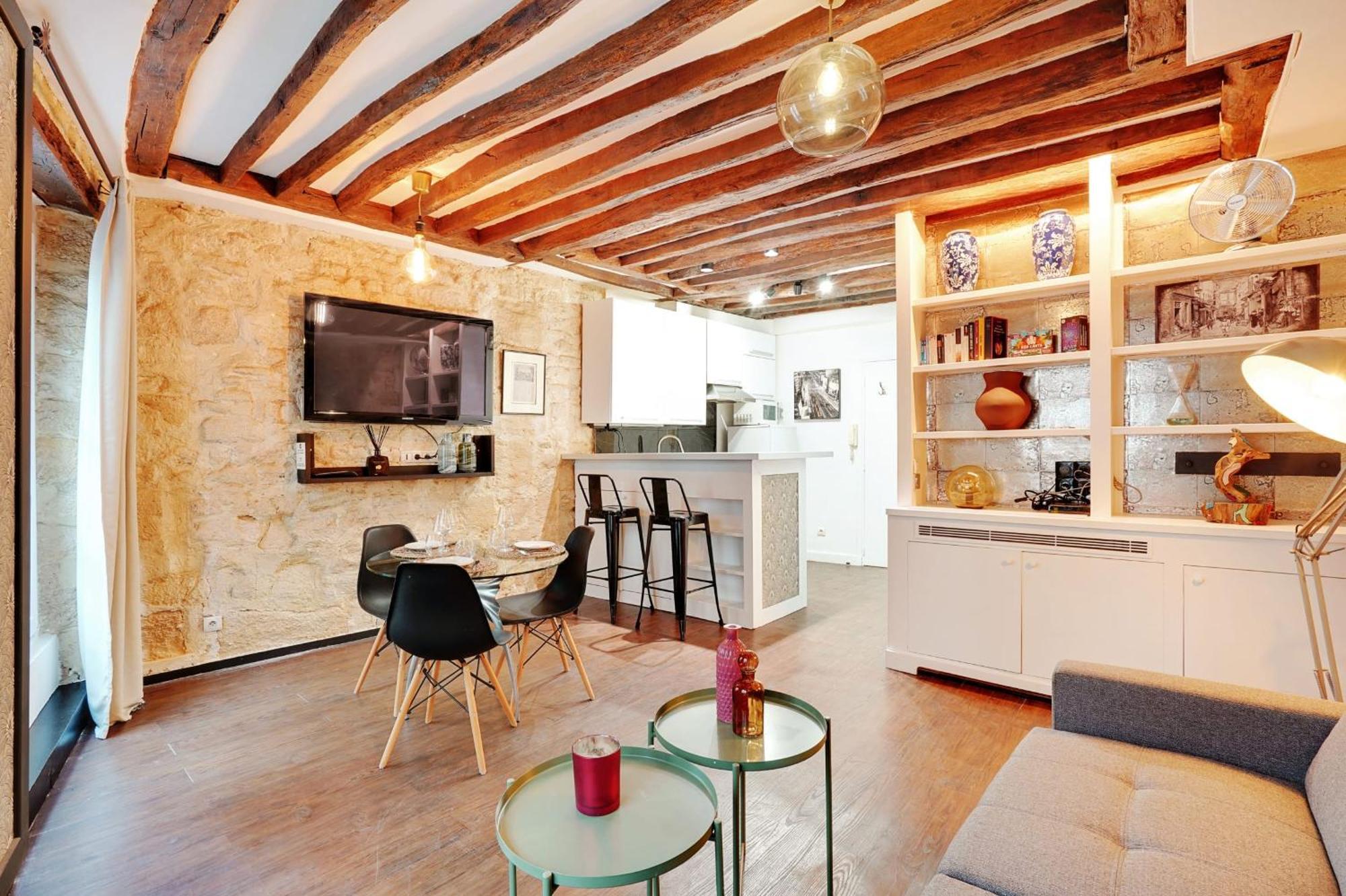 Апартаменты Marais - Vosges Luxury Flat Париж Экстерьер фото
